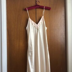 vintage full length satin slip